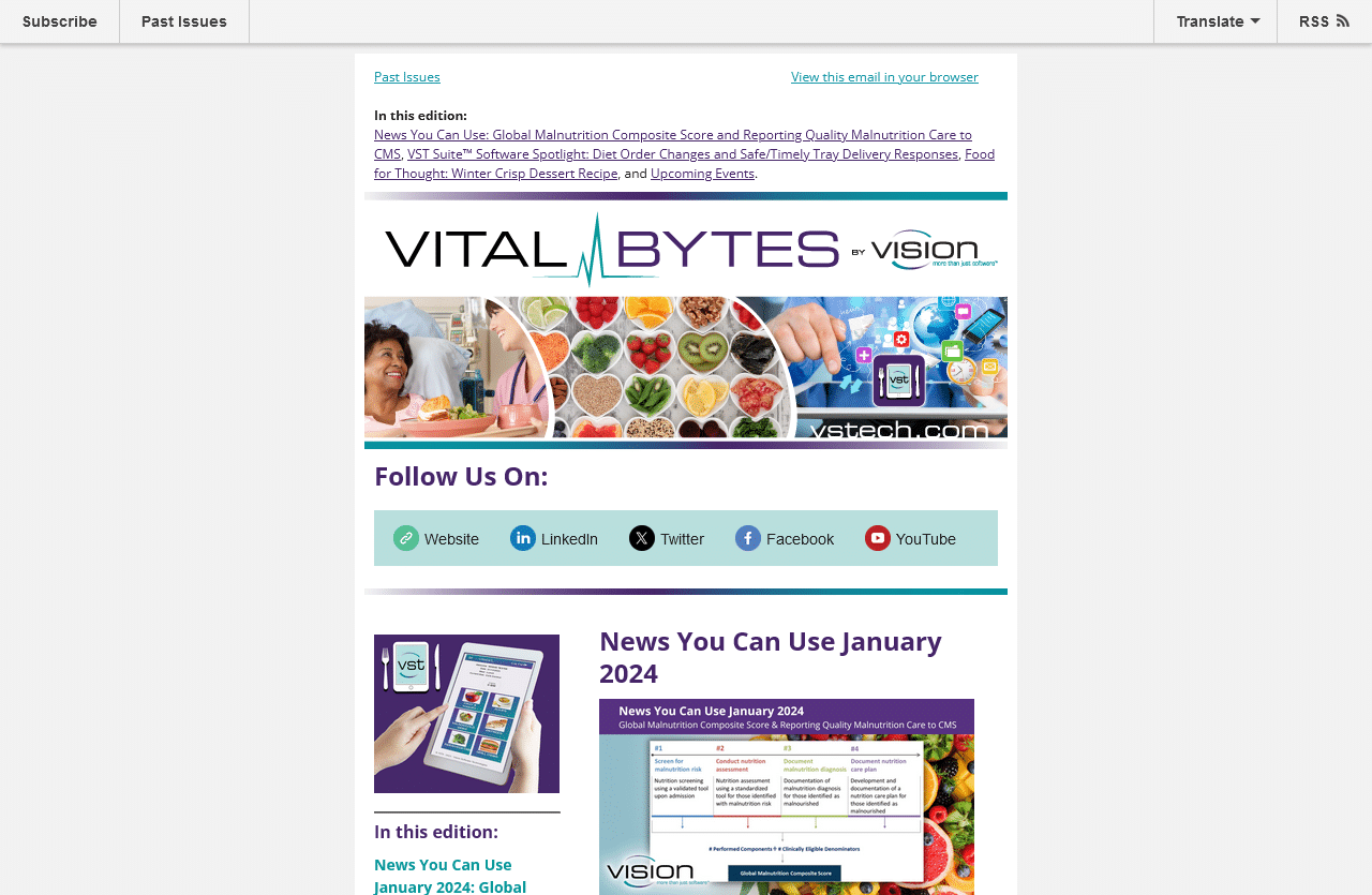 Vital Bytes Newsletter – January 2024